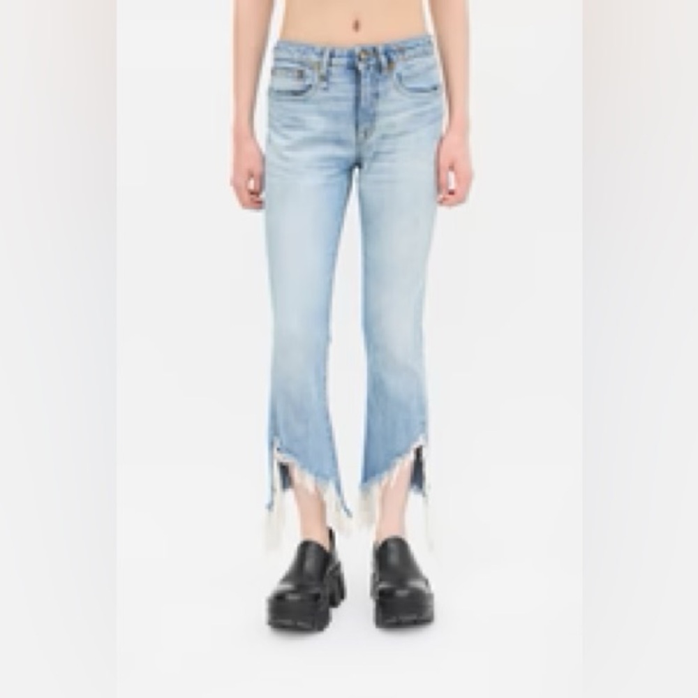 Kick Fit Distressed Jeans Mason Blur Torn Size 27 Sold Out Hard to Find in Style